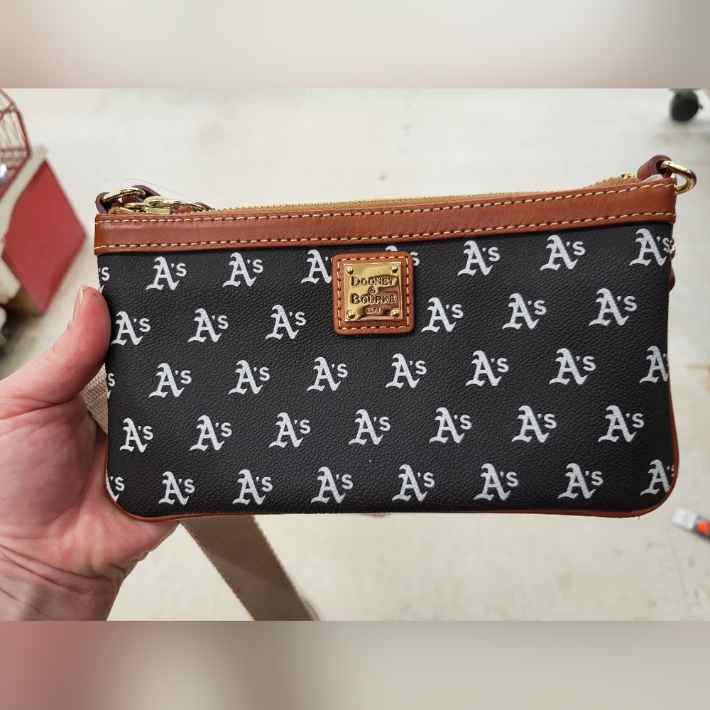 Dooney&Bourke Oakland A's wristlet
